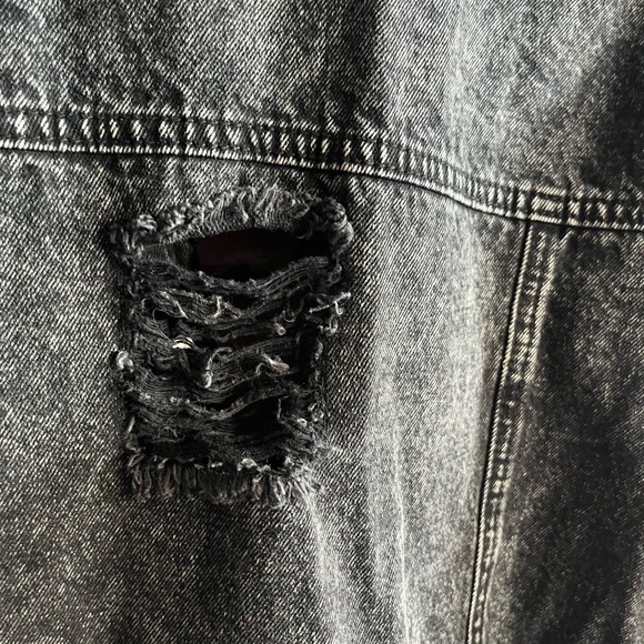 Black Denim Jacket - Picture 8 of 8